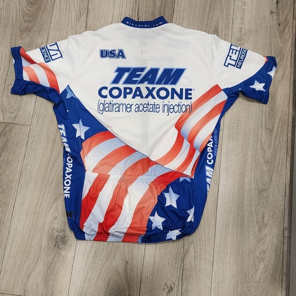 Cycling jersey With Stars And Stripes - Picture 5 of 5